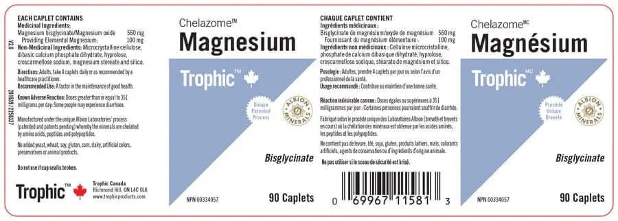 Trophic Magnesium Bisglycinate - Nutrition Plus