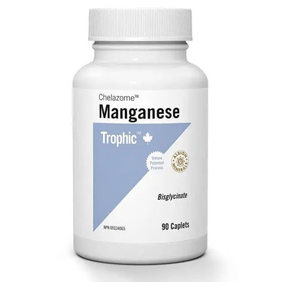 Trophic Manganese Chelazome 90 Caplets - Nutrition Plus