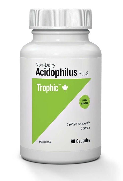 Trophic Non-Dairy Acidophilus Plus 90 Capsules - Nutrition Plus