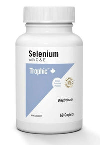 Thumbnail for Trophic Selenium with Vitamin C & E 60 Caplets - Nutrition Plus