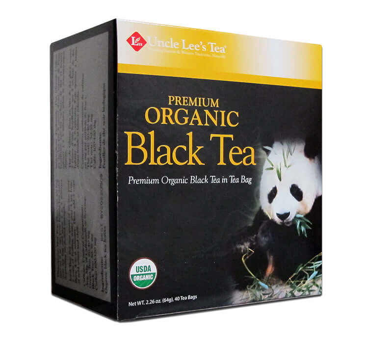 Uncle Lee's Tea Organic Black Tea, 40 Count - Nutrition Plus