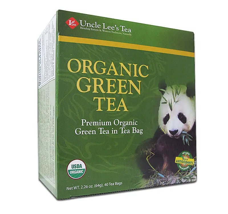 Uncle Lee's Tea Organic Green Tea 40 Tea Bags - Nutrition Plus