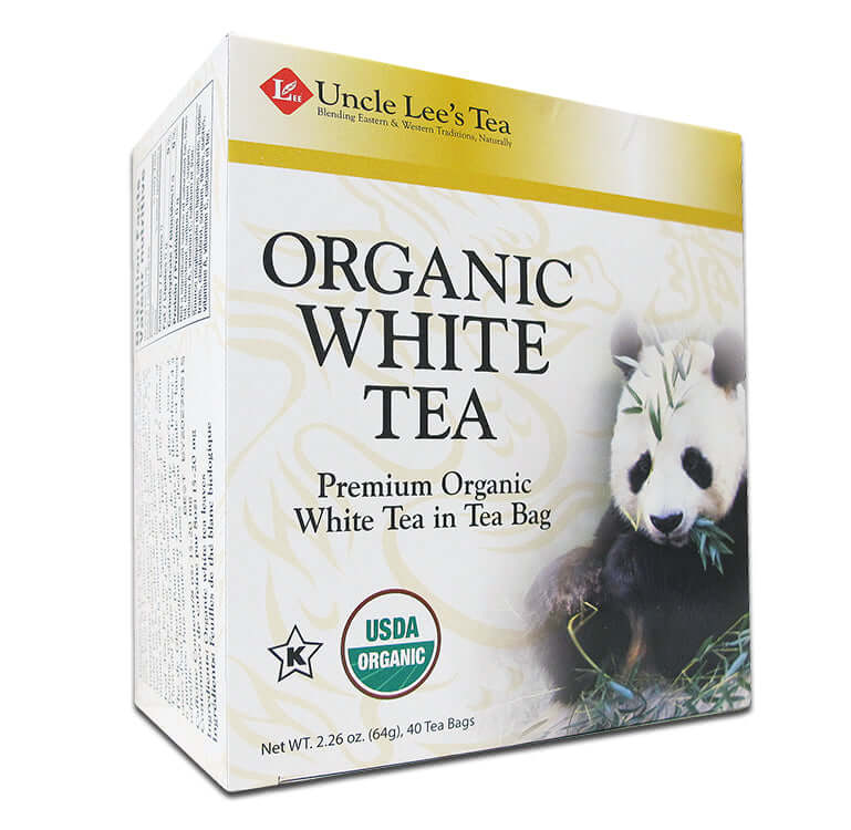 Uncle Lee's Tea Organic White Tea 40 Tea Bags - Nutrition Plus