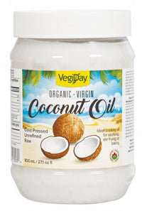 Thumbnail for VegiDay Organic Virgin Coconut Oil 800mL - Nutrition Plus