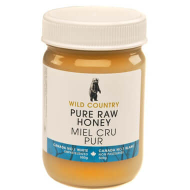 Wild Country Raw Honey 500 Grams - Nutrition Plus