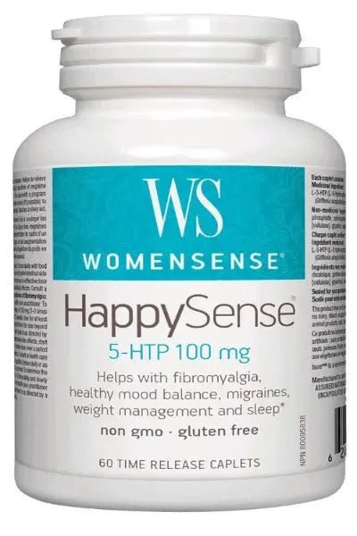 Women Sense HappySense 5-HTP 50mg 60 Enteric Coated Caplets - Nutrition Plus