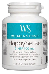 Thumbnail for Women Sense HappySense 5-HTP 50mg 60 Enteric Coated Caplets - Nutrition Plus