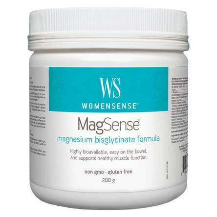 Women Sense MagSense Magnesium Bisglycinate Powder 200 Grams, Lemon - Nutrition Plus