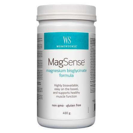 Women Sense MagSense Magnesium Bisglycinate Powder 400 Grams, Lemon Lime - Nutrition Plus