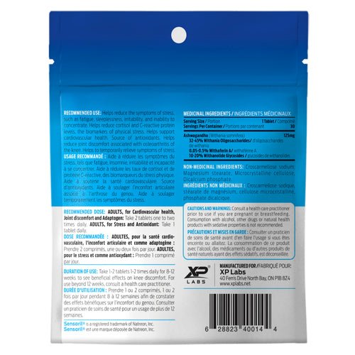 XP Labs Sensoril Ashwagandha Extract 30 Tablets - Nutrition Plus