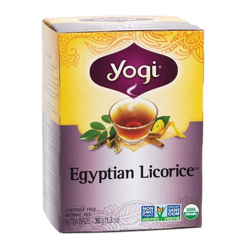 Yogi Egyptian Licorice Tea 16 Tea Bags - Nutrition Plus